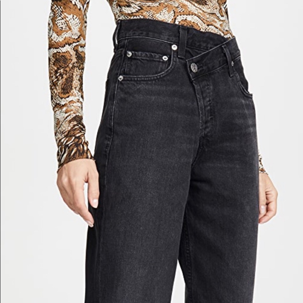 Agolde Criss Cross High Rise Jeans